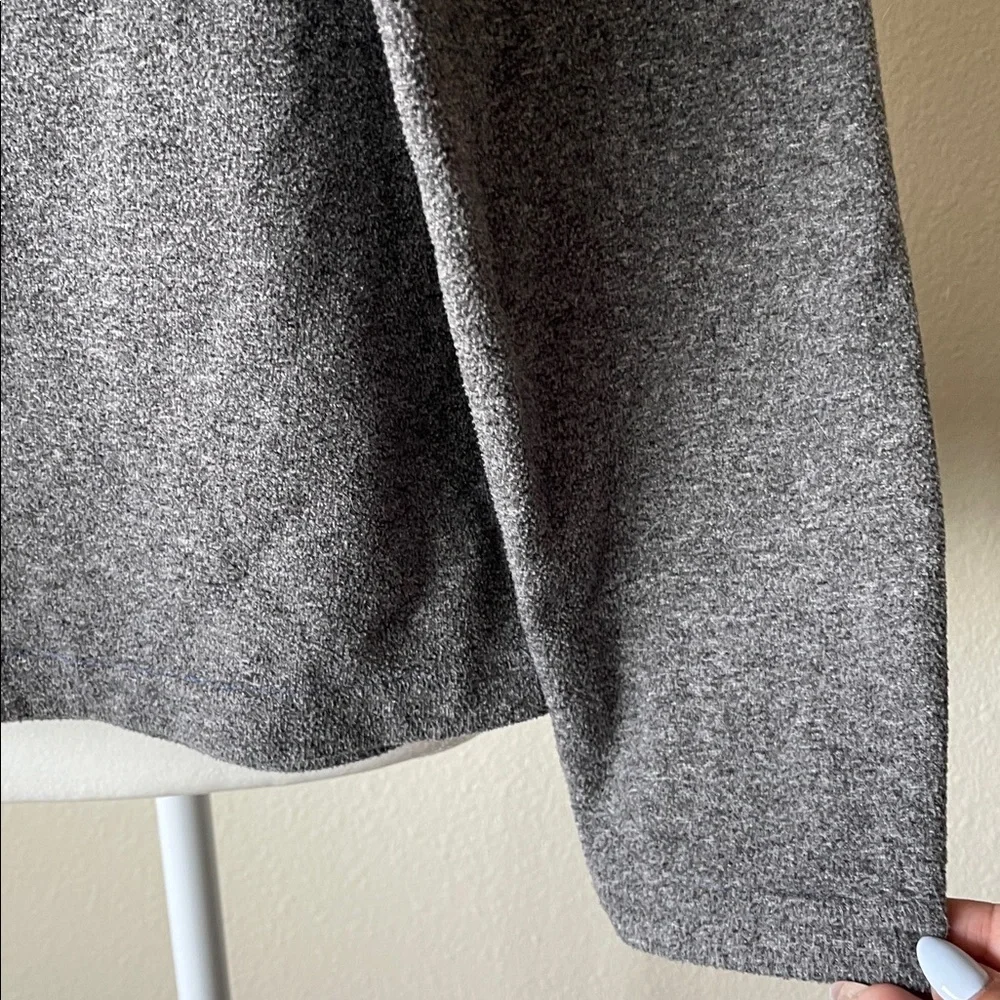 The North Face Boys Large 14/16 Blue & Gray Half Zip Fleece Pullover